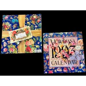 Cynthia Hart & John Grossman Victoriana Calendar 1993 12"×12" 90s Wall Decor